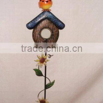 YS88315 unique cut bird room metal handicraft stick made in Xiamen with size 6.75*4*39"