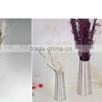 Modern Stainless Steel Flower Vase Steel Flower Pot Metal Vase photo-6