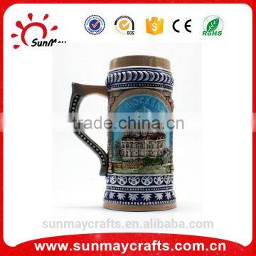 Wholesale custom high quality 3D MOCKBA ceramic souvenir mugs souvenir for sale