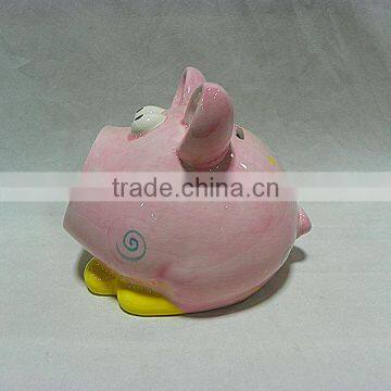 Pink Cute Design Ceramic Money Boxes