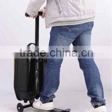 High Strength Aluminum Frame Airport Luggage / Trolley Luggage / Scooter Suitcase