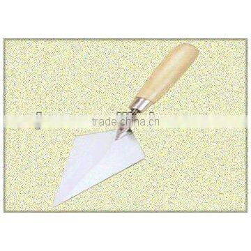 wooden handle carbon steel bricklaying trowel