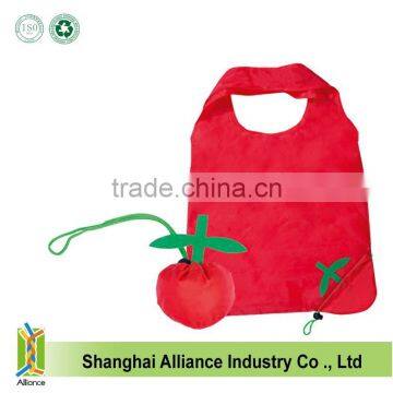 Promotional Reusable polyester foldable beach bag wholesale nylon foldable shopping bag