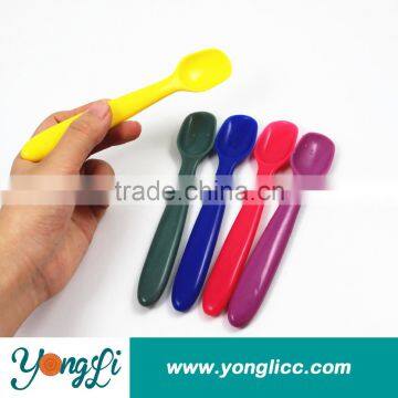 FDA Standard Silicone Kitchenware Tableware Baby Spoon