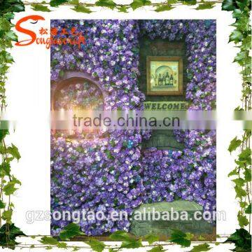 Hot Selling Artificial Flower Wall Wedding Backdrop for Wall Decoration photo-3