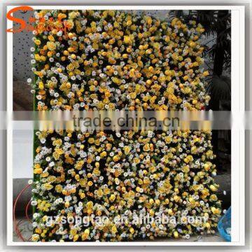 2016 Artificial Handmade Cloth Flower Wall in Weeding or Stage for Decoration photo-2