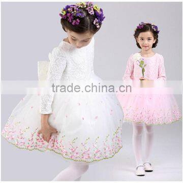 Autumn New Style Toddler Girl Floral Dress For Party Birthday Ceremonies Girls Dress Children Kids Clothes Vestido De Daminha