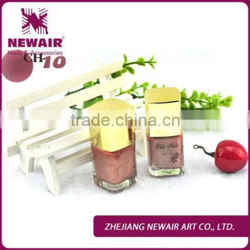 Newair rose red 42 colors environmental nail polish for girls