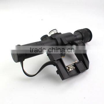 Military Standard Riflescope With SVD 4X24 Red Illuminated Reticle Rifle Scope photo-2