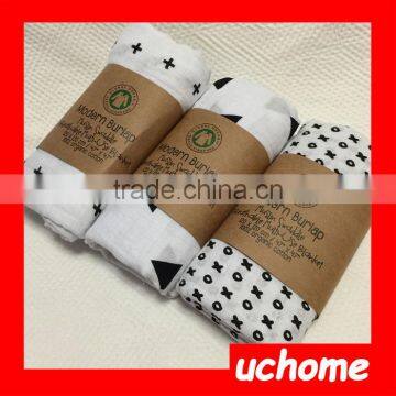 UCHOME Cotton Muslin Swaddle Blanket Baby Muslin Wraps, Baby Muslin, Baby Blanket photo-6