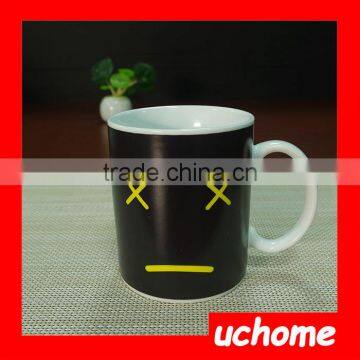 UCHOME Wholesale Creative Morning Magic Mug Smile Face Color Change Mug photo-4