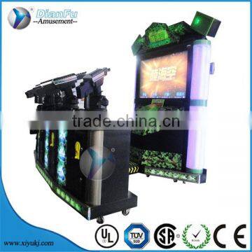 2016 New Amusement four players 50 inch ultimate war Coin Operated Gun Arcade Video Shooting Game Machine