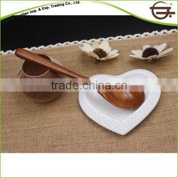 High Quality Promotional Short Handle Wood Wedding Cooking Spoons