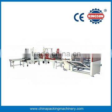 KFX-1 Automatic Carton Erector And Sealing Line/carton Erecting Machine