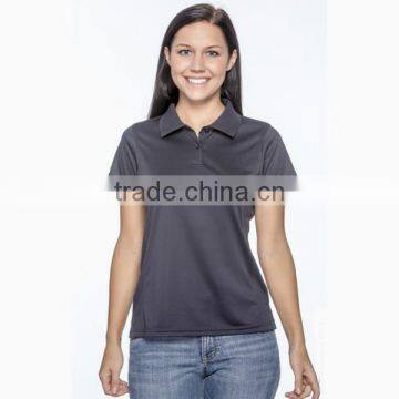 China supplier bulk Moisture Wicking womens polo shirt in blank