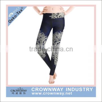 Wholesale Womens Leggings Custom Yoga Pants With Allover Printing