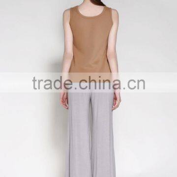 New Arrival Loose House Rayon Night Pants for Girls Wholesale photo-4