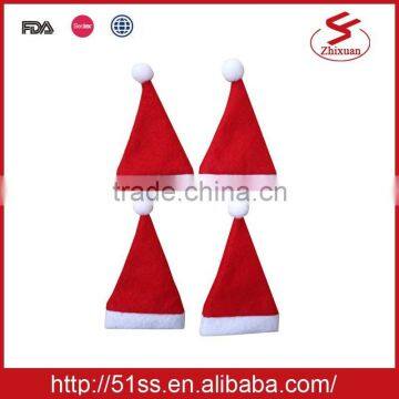 2015 Wholesale cheap hanging decoration Christmas mini hat, 5x9cm