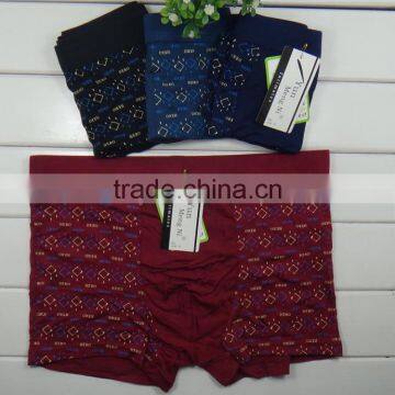 Hot Sale Wholesale Printing Bamboo Fiber Sexy Boxer Men Briefs Underwear photo-3