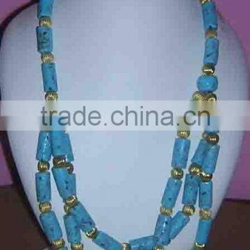 Multi layer Turquoise necklace