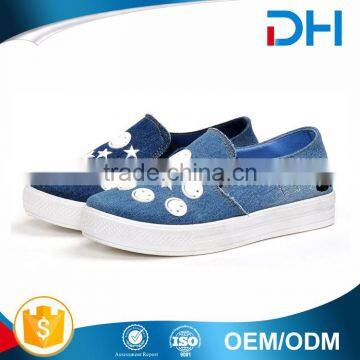 Newest alibaba china canvas shoe woman trainers shoes 2017