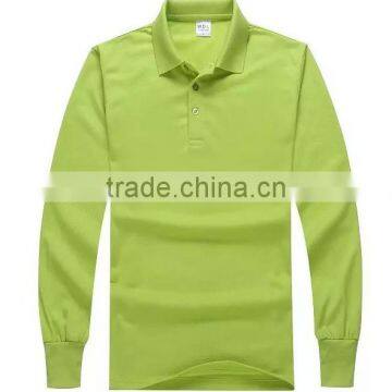 Customzied Blank Polo Shirt With Long Sleeves Unisex Autumn&Winter Top Clothings With Private Labels Or Company Logo Print photo-5