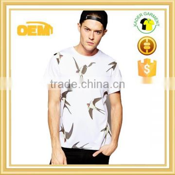 Swallow sublimation printing t-shirt, fashion printed t shirt for men,custom t shirts