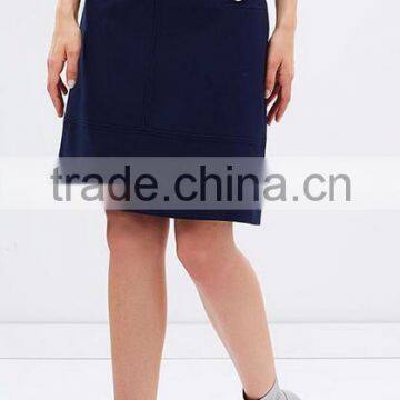 Runwaylover EY2188D Hot Sale 2017 Ladies Double-Breasted Pencil Skirt