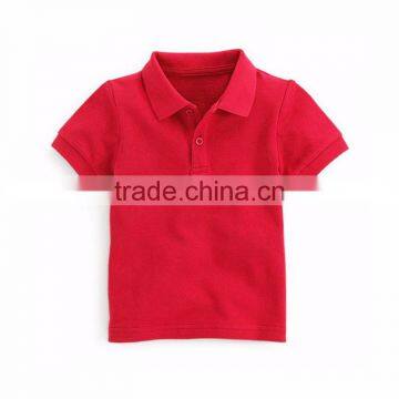 China Manufacturer Short Sleeve School Uniform Kids Polo Shirt photo-2