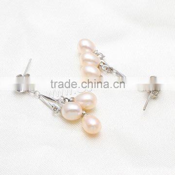 top design beautiful earring designs for women Freshwater pearl earring