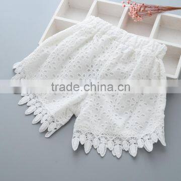 Wholesale Solid Color Cotton Girls Children Summer Shorts photo-3