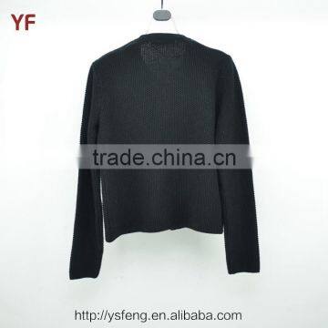 Fashion Knit Leather Sweater For Women photo-2