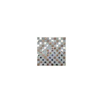 Glass Mural Bubble Ceramic Mosaic Tiles For Swimming Pools 300x300mm