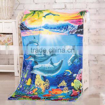 Microfiber printed beach towel replica beach towel velour beach towels