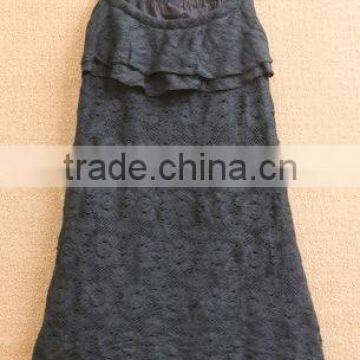 Ladies' Strapped Dress With Lace