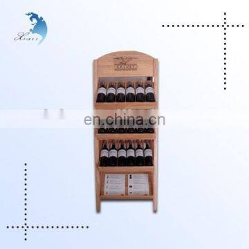 wooden wine rack