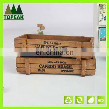 Popular Wooden Pallet Boxes for Mini Potted Succulent Plant wooden pallet boxes