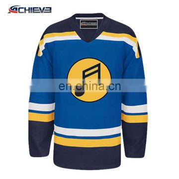 custom sublimation training hockey wear quick dry reversible hockey jerseys team hockey gear