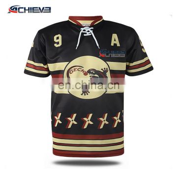 Free shipping custom ice hockey shirts and socks