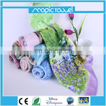 Quick Dry Custom Microfiber Towel printed dish towels for Promotion