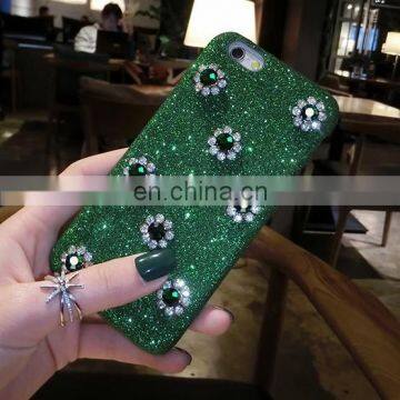 Luxury Flower Diamond Cell Phone Case For iphone 6s and 7