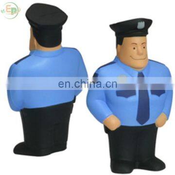 PU Foam Toy Custom Logo Policeman Stress Reliever Publicidad Ever Promos