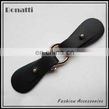 fashion leather buttons with metal buckle