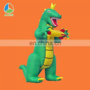 Outdoor cartoon advertising giant inflatable dinosaur