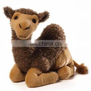 Brown camel stitting plush high quality Dubai stuffed fluffy toy