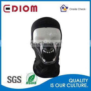 High quality low MOQ windstopper skull knitted polyester cheap ski masks