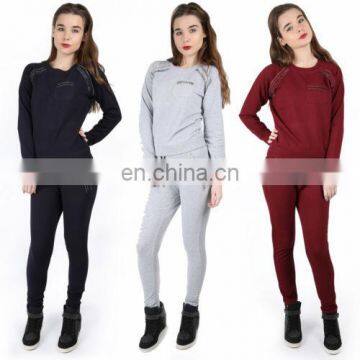 new style sweatpants long sleeve tracksuit women 2015 cotton