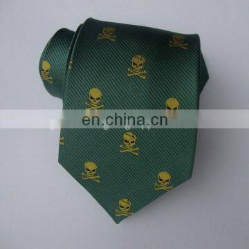 Silk Woven Skull Design Man ties