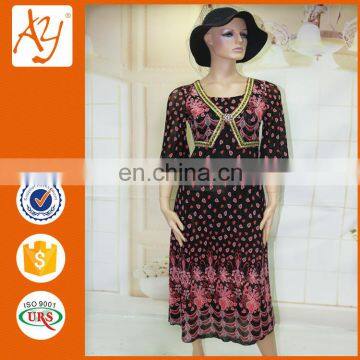 African net print lace with jacket maxi design dress