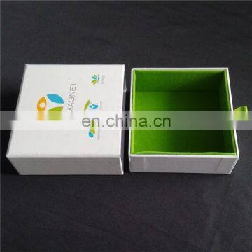 CMYK printing mini safe box with velvet flocked prevention layer inside box